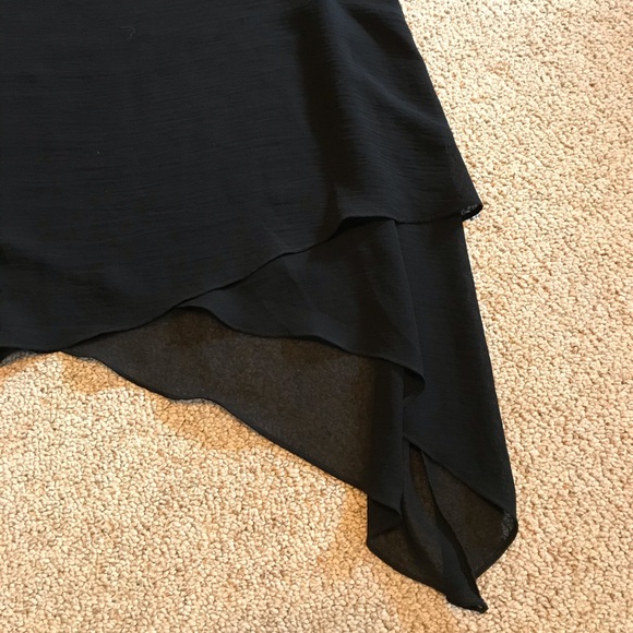 Soft Surroundings Black Asymmetrical Tank Top, EUC, M - Picture 5 of 12